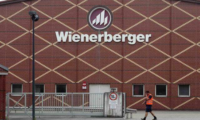 A general view of the headquarters of  brick manufacturer Wienerberger in Hennersdorf