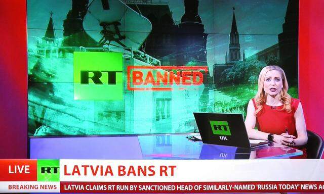 Nicht nur Lettland, auch Litauen sperrt russischen Sender RT