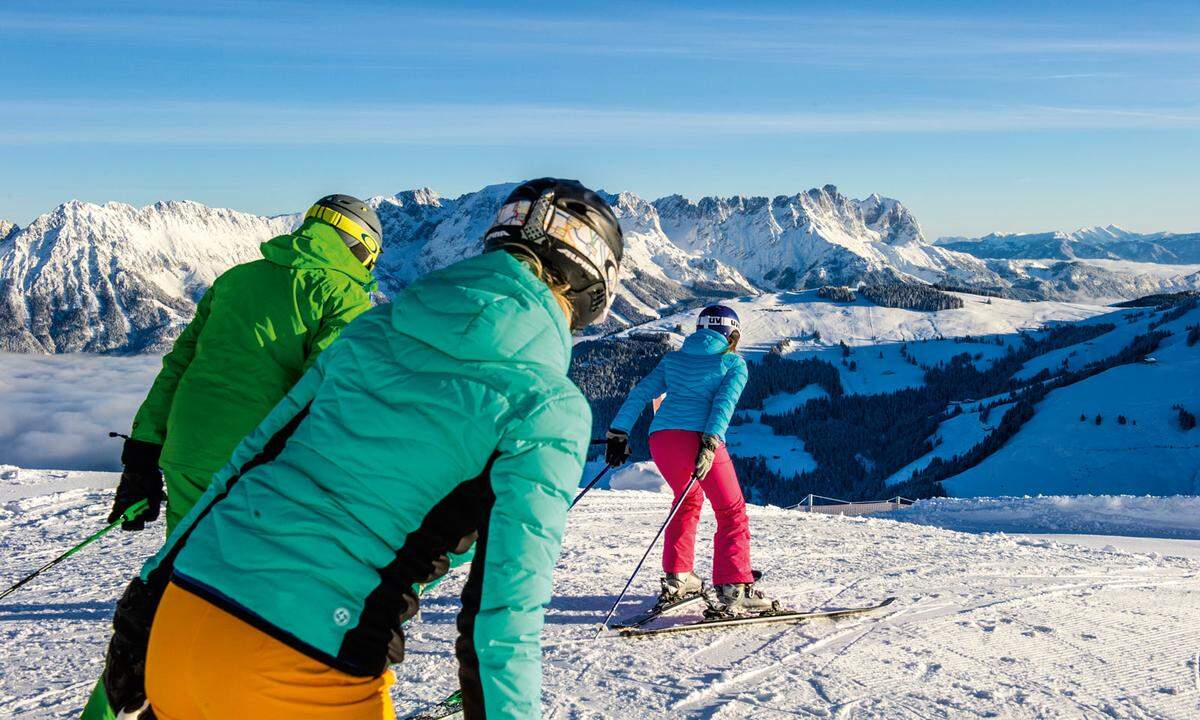 Über 280 Pistenkilometer mit 21 Talabfahrten, 90 Liftanlagen sowie 77 gemütliche Almen und Hütten fanden 1406 Skifahrer und Snowboarder optimal. Der ehemalige Sieger ist damit trotzdem vom Treppchen gefallen.