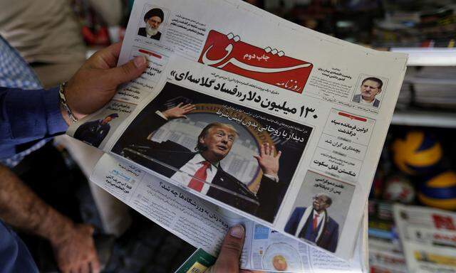 US-Präsident Donald Trump sorgt auch in den iranischen Medien für Schlagzeilen – und schickt die Landeswährung auf Talfahrt.