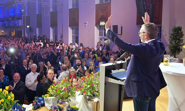 Herbert Kickl bei seiner Aschermittwochsrede in Ried