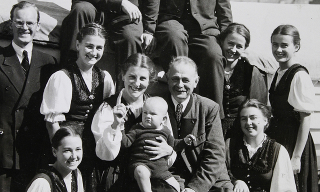 Kaum mehr herzige Kinder, sondern größtenteils junge Erwachsene: die Trapp-Familie 1940 in den USA.