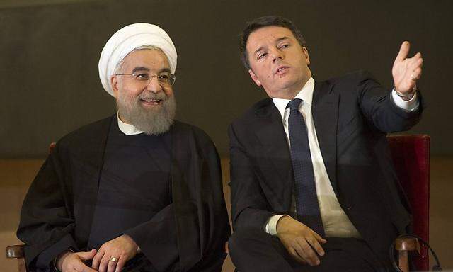 Rohani bei Italiens Premier Renzi