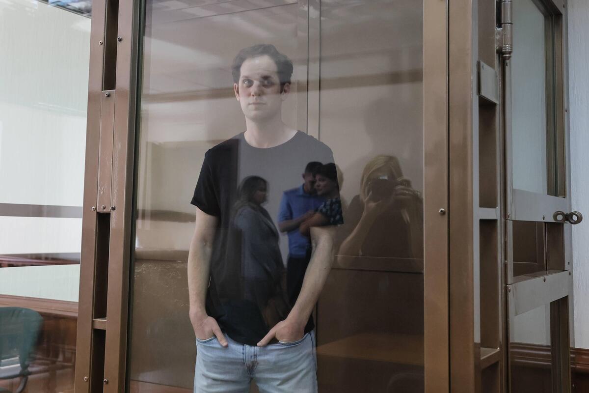 US-Bürger Evan Gershkovich wird derzeit in Moskau festgehalten.