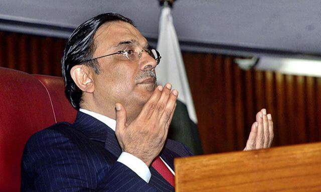 Pakistans Präsident Asif Ali Zardari.