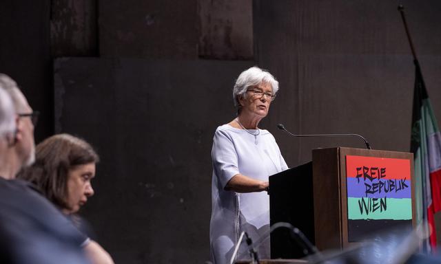 Die ehemalige Präsidentin des Nationalrats Heide Schmidt im Rahmen der Eröffnungssitzung 