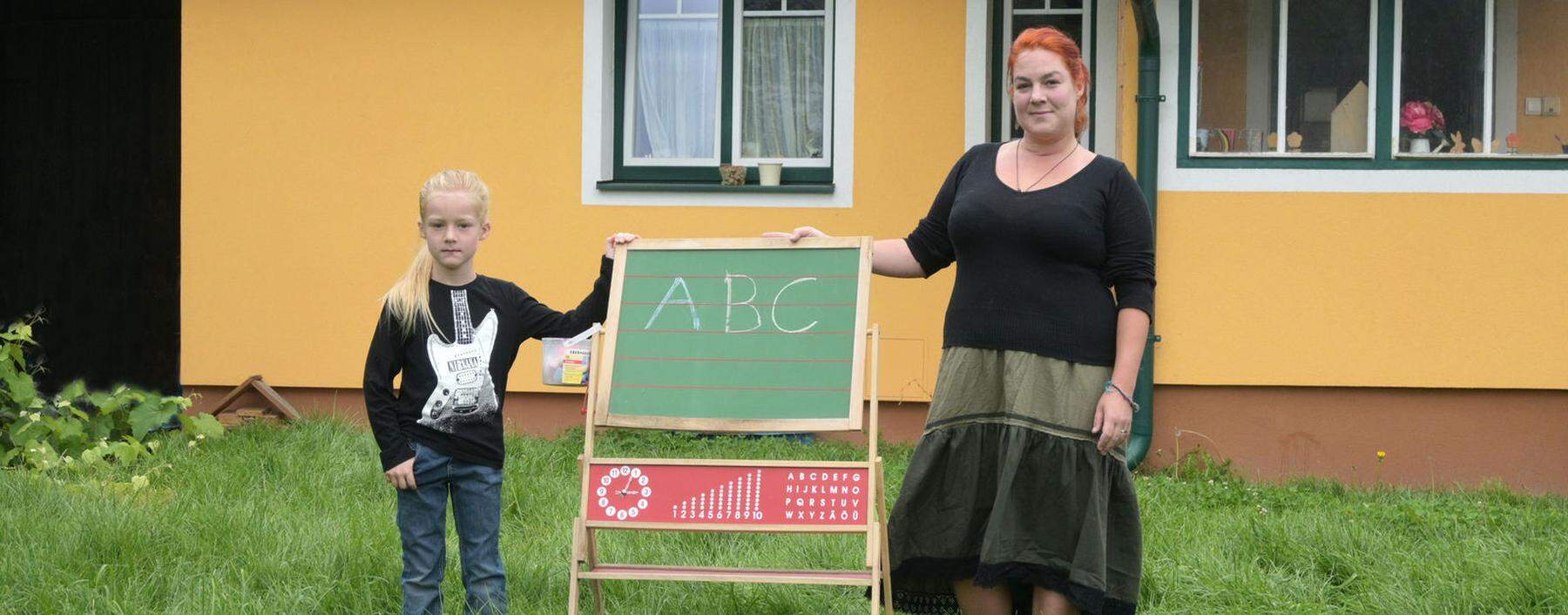 Julia Nußbaumer wird ihren Sohn Ludwig zu Hause unterrichten.
