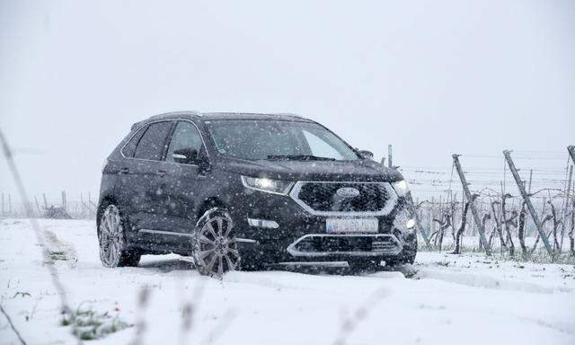 Oh Dude! Beim Wintereinbruch kürzlich fühlte sich der bullige US-Boy fast wohler als auf langweilig trockenem Asphalt.