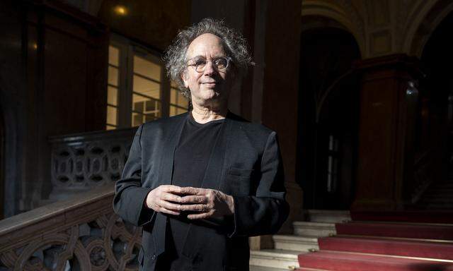 Tod Machover im Kasino am Schwarzenbergplatz, wo seine Oper Premiere feiert.