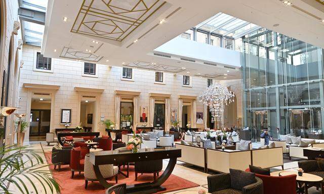Die Lobby war einst der Innenhof des Palais Hansen, sie soll das Herzstück des Hotel Anantara werden.