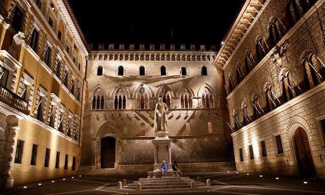 Die Bank Monte dei Paschi sitzt auf besonders vielen faulen Krediten – hier die Zentrale des Instituts.