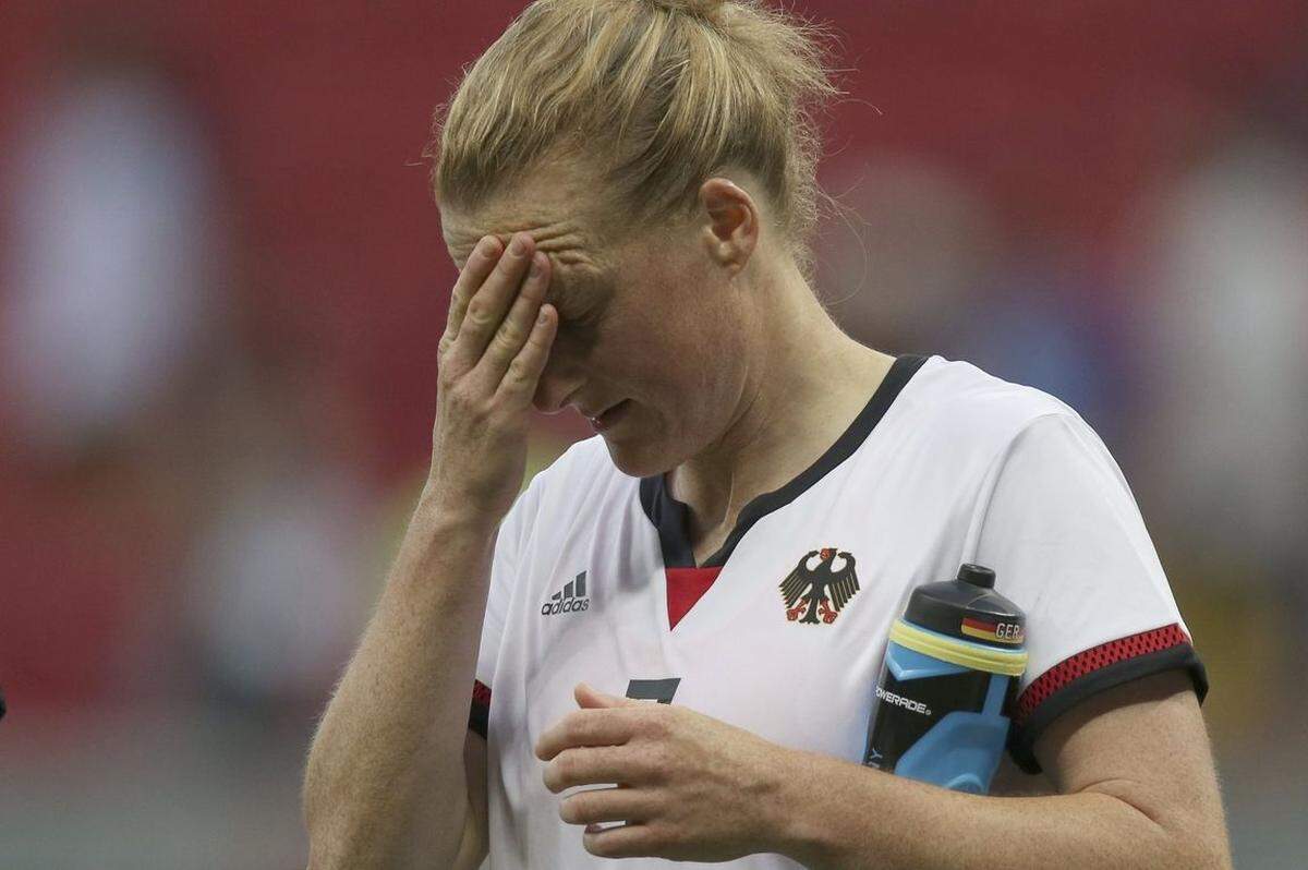 Ihre deutsche Gegenspielerin Melanie Behringer durfte ihre Haare einmal anfassen und fand etwas heraus: "Ich dachte, die Haare wären hart, waren sie aber nicht."