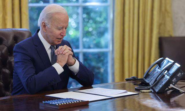 Intensive Telefondiplomatie: Joe Biden stimmt sich mit den Verbündeten ab.