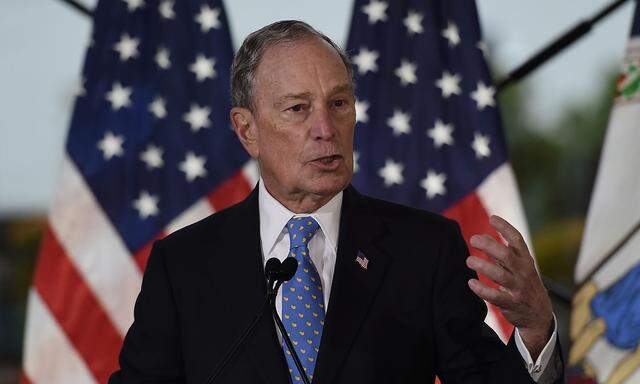 Michael Bloomberg steigt ins Rennen ein.  