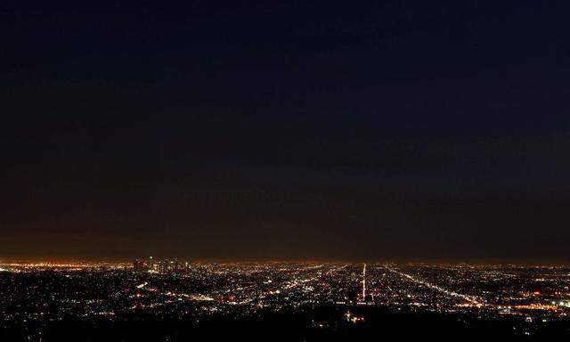 A general view of the city from Griffith Park in Los Angeles