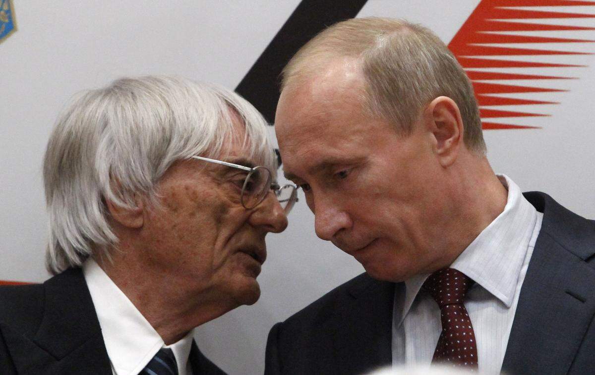 "Super. Ich bin sein größter Fan." Ecclestone über Russlands Präsident Wladimir Putin