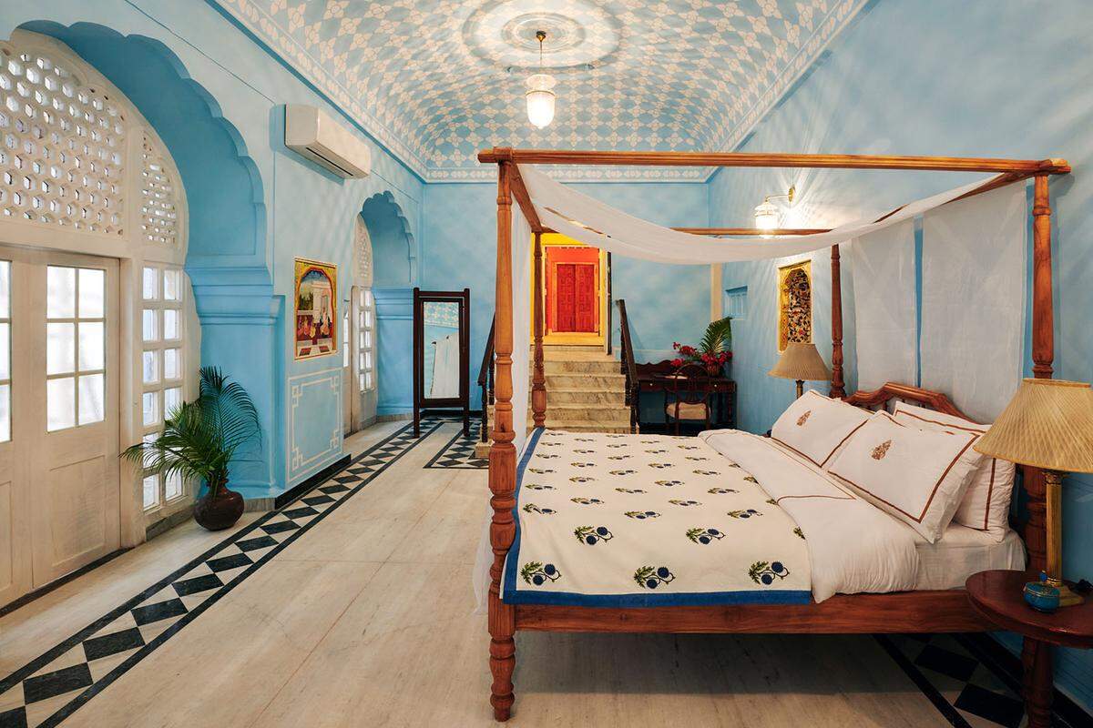 Buchbar wird die luxuriöse Gudliya Suite sein, die sich im Palast im Herzen der Hauptstadt von Rajasthan befindet. Zur Suite gehören auch eine Lounge, Küche, Bad sowie ein privater Swimmingpool.