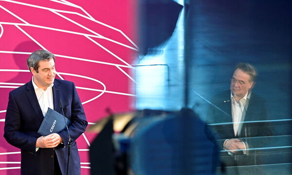 Offiziell Rivalen: Markus Söder (links) und Armin Laschet wollen beide dasselbe, nämlich CDU/CSU-Kanzlerkandidat sein. 