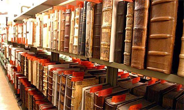 Sind sicher: Bücher an der Universitätsbibliothek Wien