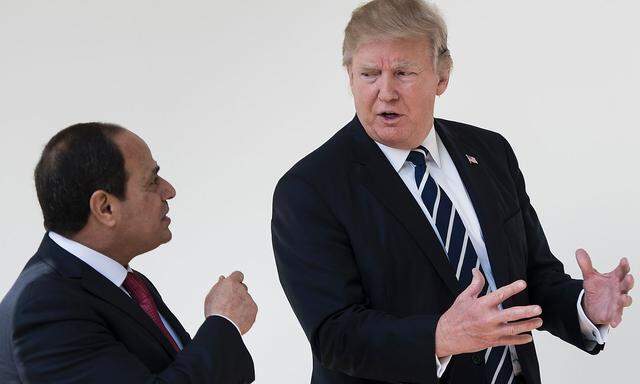 Ägyptens Präsident Abdel Fatah al-Sisi und US-Präsident Doland Trump