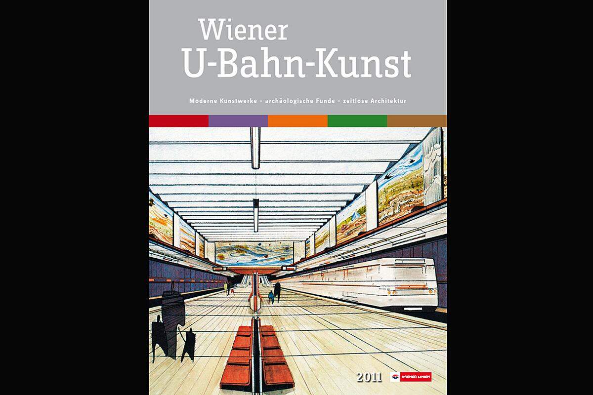 Zum U3-Jubiläum haben die Wiener Linien nun den Bildband „Wiener U-Bahn-Kunst“ herausgebracht, der am Mittwoch an allen Infostellen um 19,91 Euro erhältlich ist.