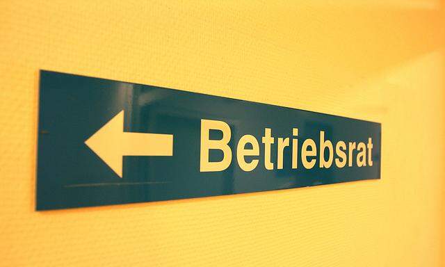 Schild Betriebsrat