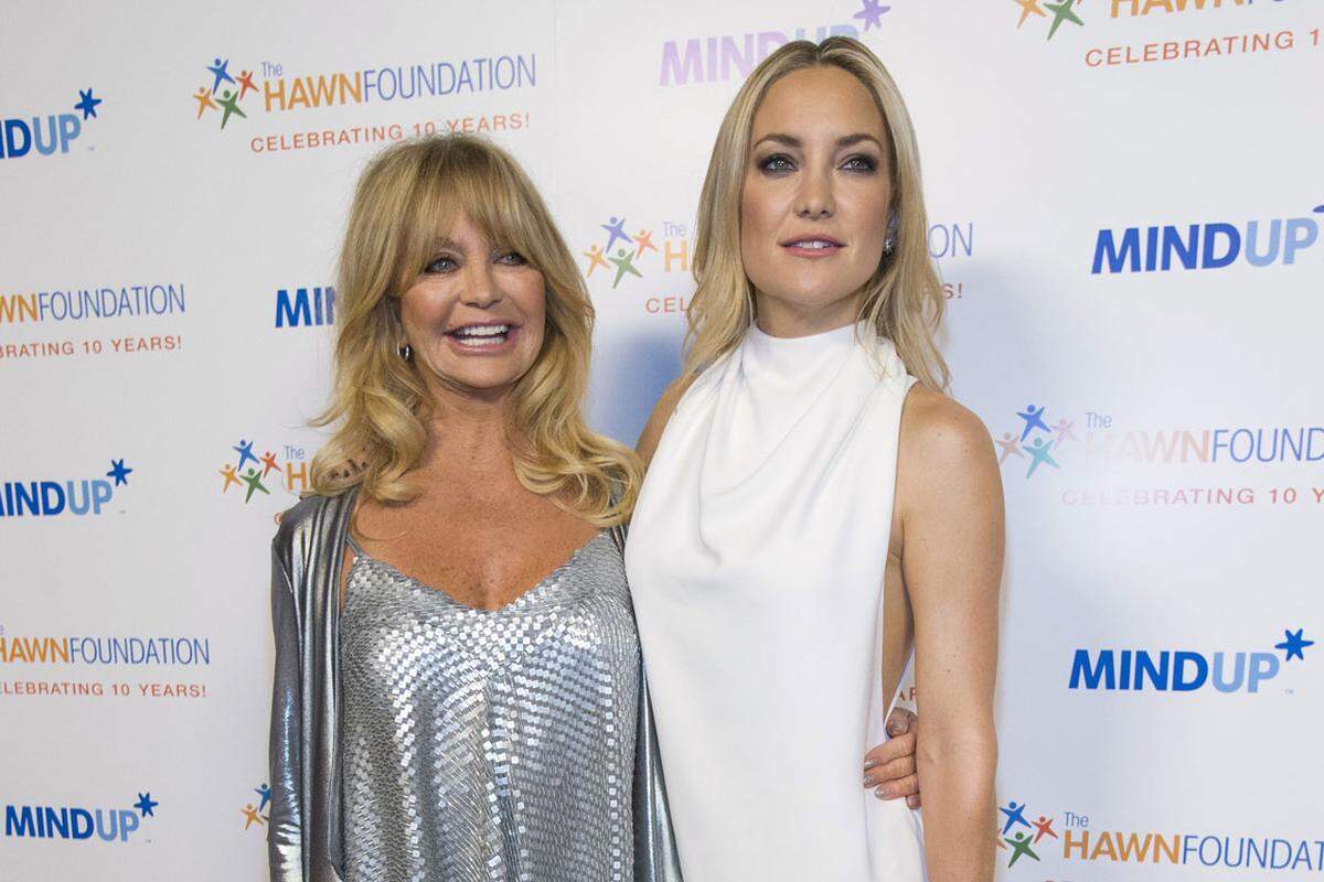 Goldie Hawn und ihre Tochter Kate Hudson bei dem Benefiz "Goldie's Love In for Kids" im November 2014.