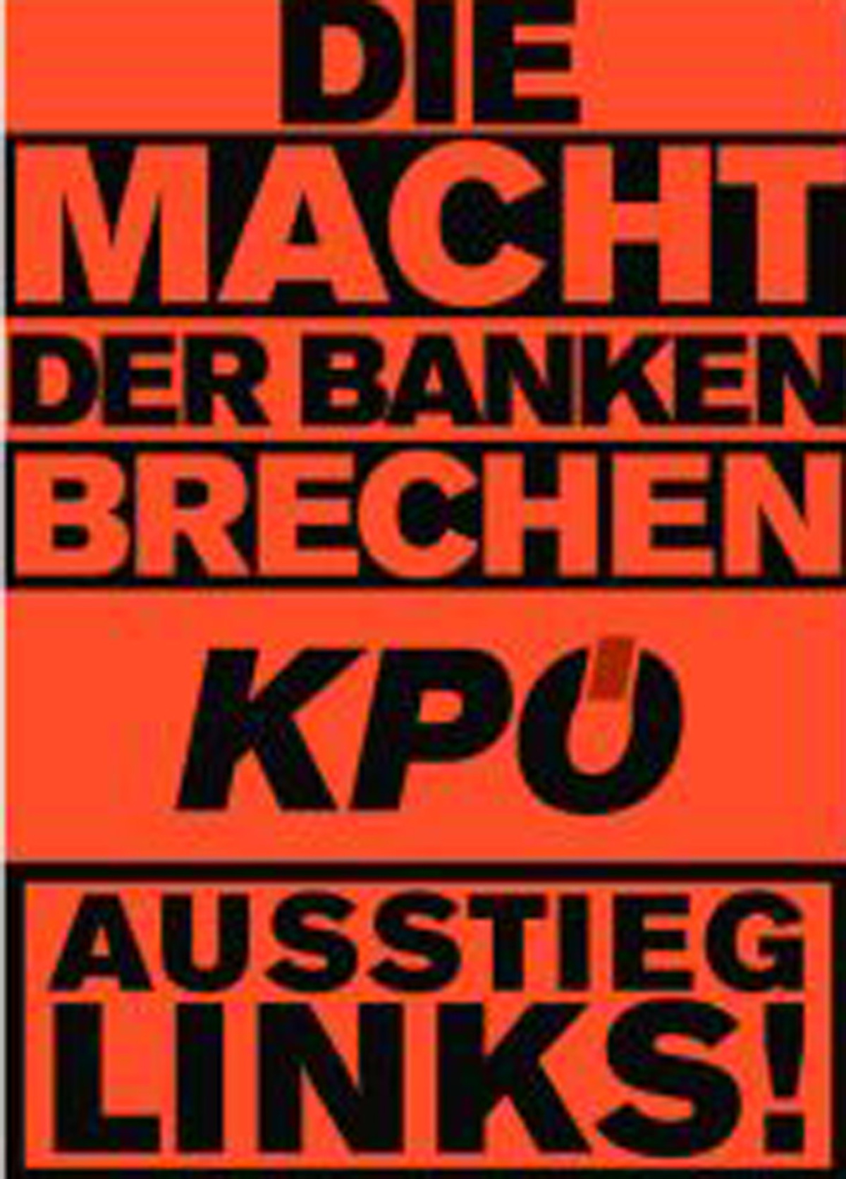 Einen großen Wurf plant die KPÖ. Sie will "die Macht der Banken brechen". Außerdem fordert die Wiener-Abteilung der Kommunistischen Partei Österreichs Gratis-Öffis für alle - mit "Ausstieg links", versteht sich.