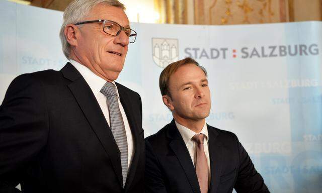 Links Harald Preuner (ÖVP) und rechts Bernhard Auinger (SPÖ).