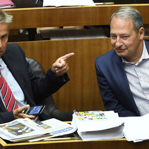 ÖVP-Klubobmann Lopatka und SPÖ-Klubchef Schieder