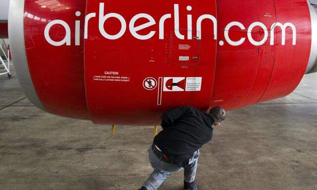 Die Air Berlin muss hart kämpfen, um die roten Zahlen zu verlassen.