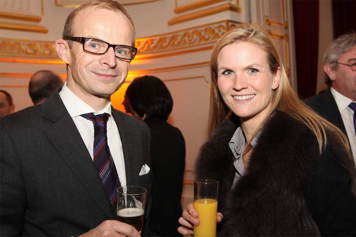 IWC-Österreich-Chef Christian Fehrer und Anne-katrin Strömer (Breitling).