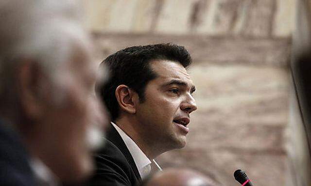 Alexis Tsipras, Partei-Chef der Radikalen Linken in Athen