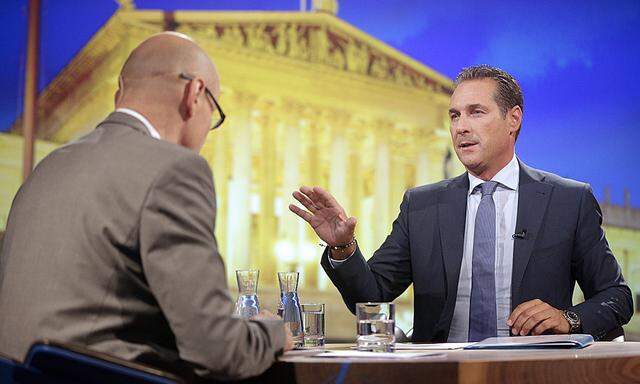 ORF-TV-SOMMERGESPR�CH MIT FP�-CHEF HEINZ CHRISTIAN STRACHE