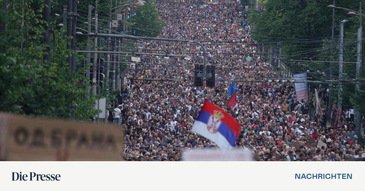 Serbien: Protest Gegen Regierung Weitet Sich Aus | DiePresse.com