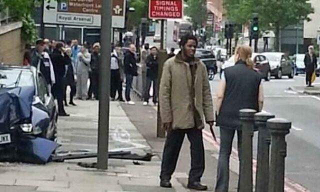 Bild vom Tatort in London