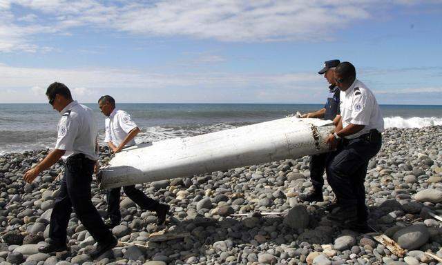 2015 wurde auf der Insel Reunion ein Zwei-Meter-Wrackteil gefunden. 