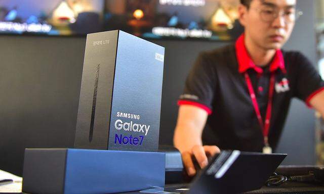 Das Samstung Galaxy Note 7 (Archivbild) brachte dem südkoreanischen Konzern nur Negativschlagzeilen.