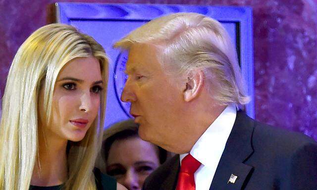 Ivanka Trump mit Donald Trump