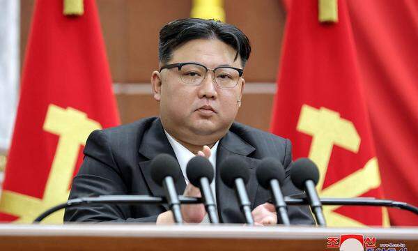  Nordkoreas Machthaber Kim Jong-un.