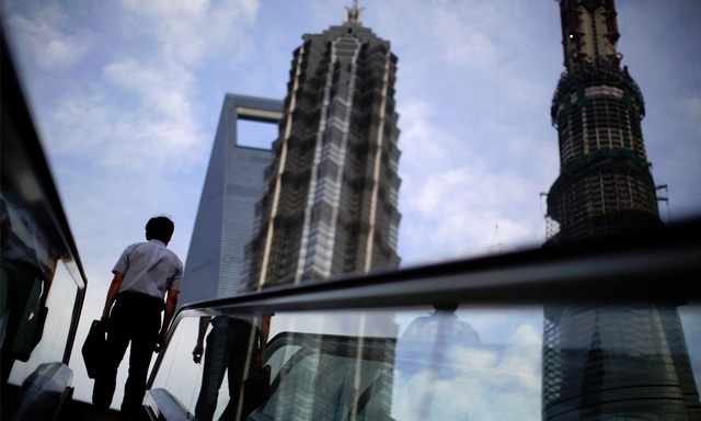 Finanzdistrikt von Shanghai.