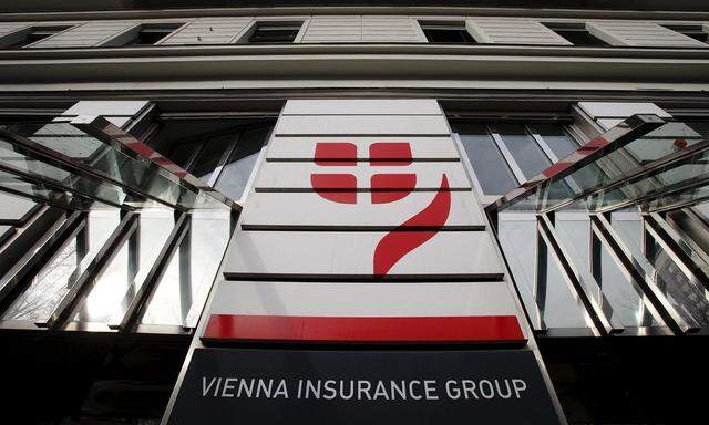 File photo of the logo of Vienna Insurance Group as seen at a branch office in Vienna
