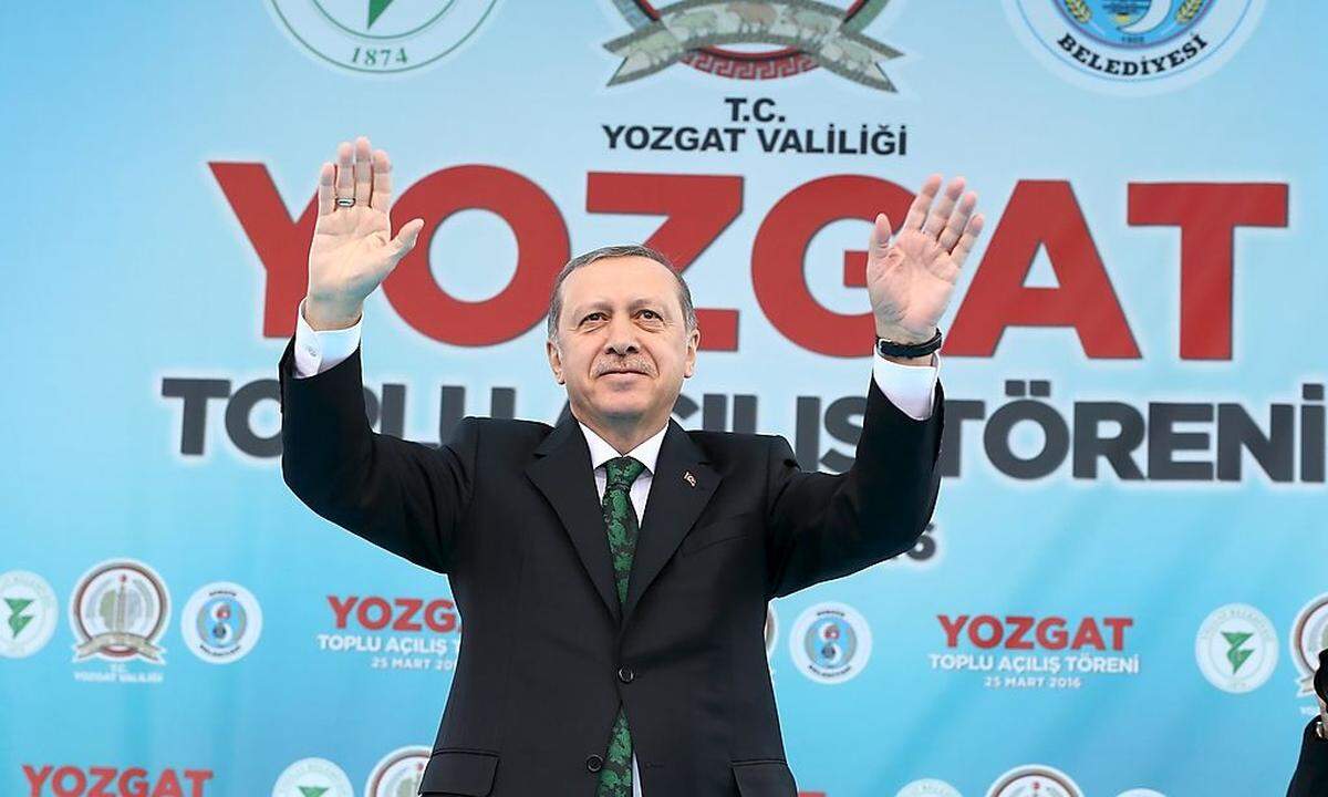 Humor ist, wenn man trotzdem lacht: der türkische Präsident Recep Tayyip Erdogan