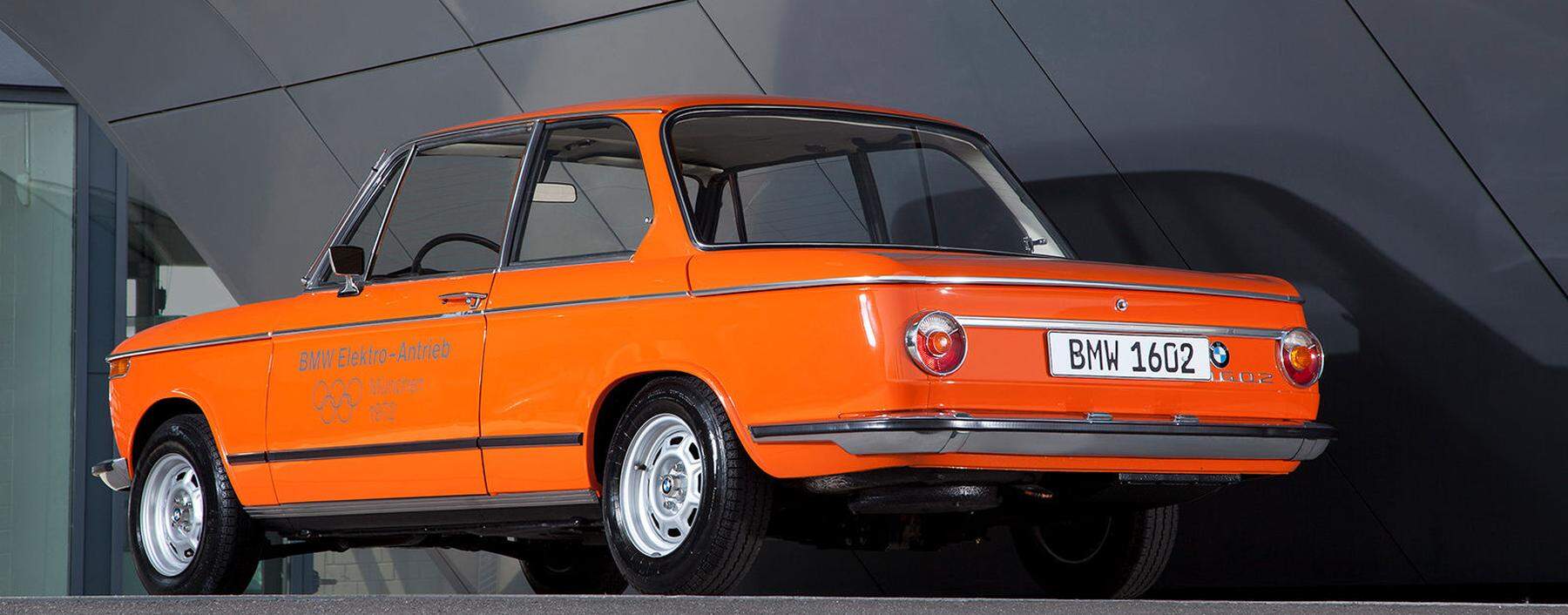 Der erste BMW ohne Auspuff: 1972 hatte der 1602 Elektro seinen Auftritt bei den Olympischen Spielen in München. An einen Serienbau war nicht zu denken.