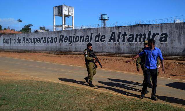 Die Haftanstalt von Altamira in der zentralen Amazonasregion, Schauplatz des jüngsten Massakers unter Häftlingen. 