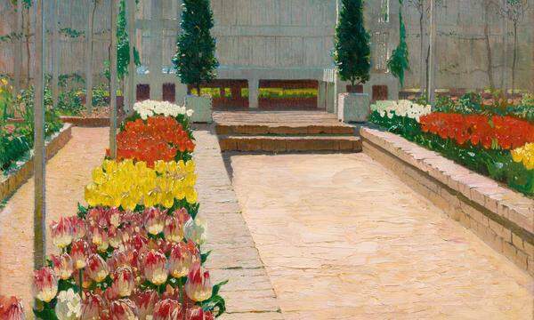 Carl Molls „Garten im Frühling auf der Hohen Warte“ von 1903 wird auf 250.000 bis 500.000 Euro geschätzt.