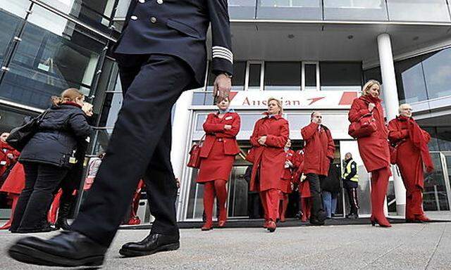 Betriebsversammlung bei Austrian Airlines