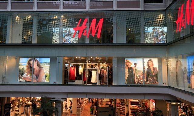 FILE PHOTO: H&M shop is seen in the Oslo City shopping center in Oslo
