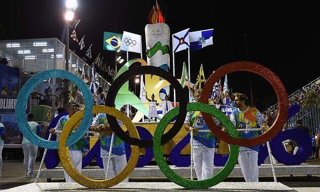 Olympische Ringe in Rio