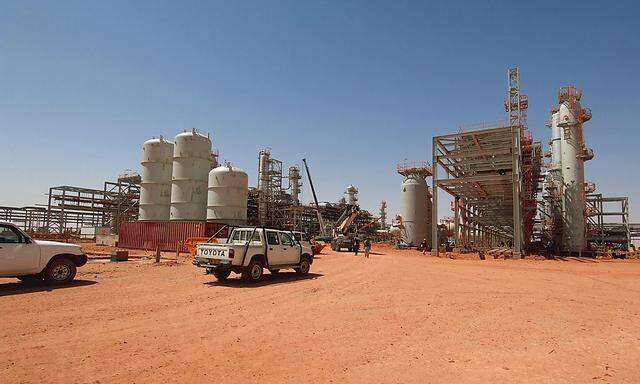 File photo of the Statoil-run gas field in Amenas, Algeria